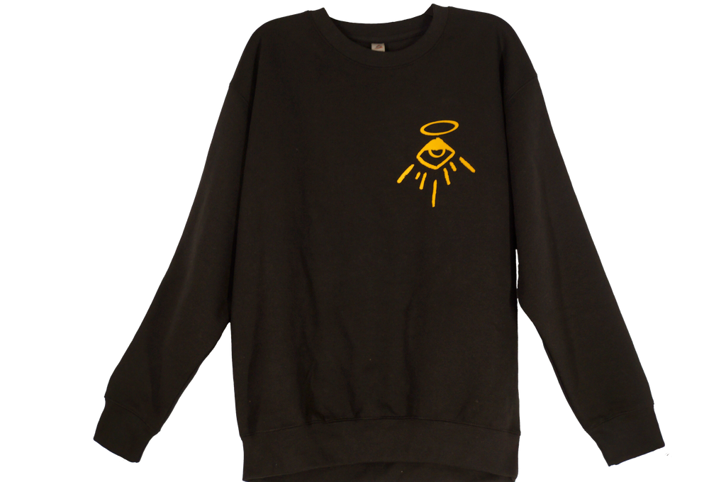 "iaskedGodaboutu" Heavyweight Crew Neck