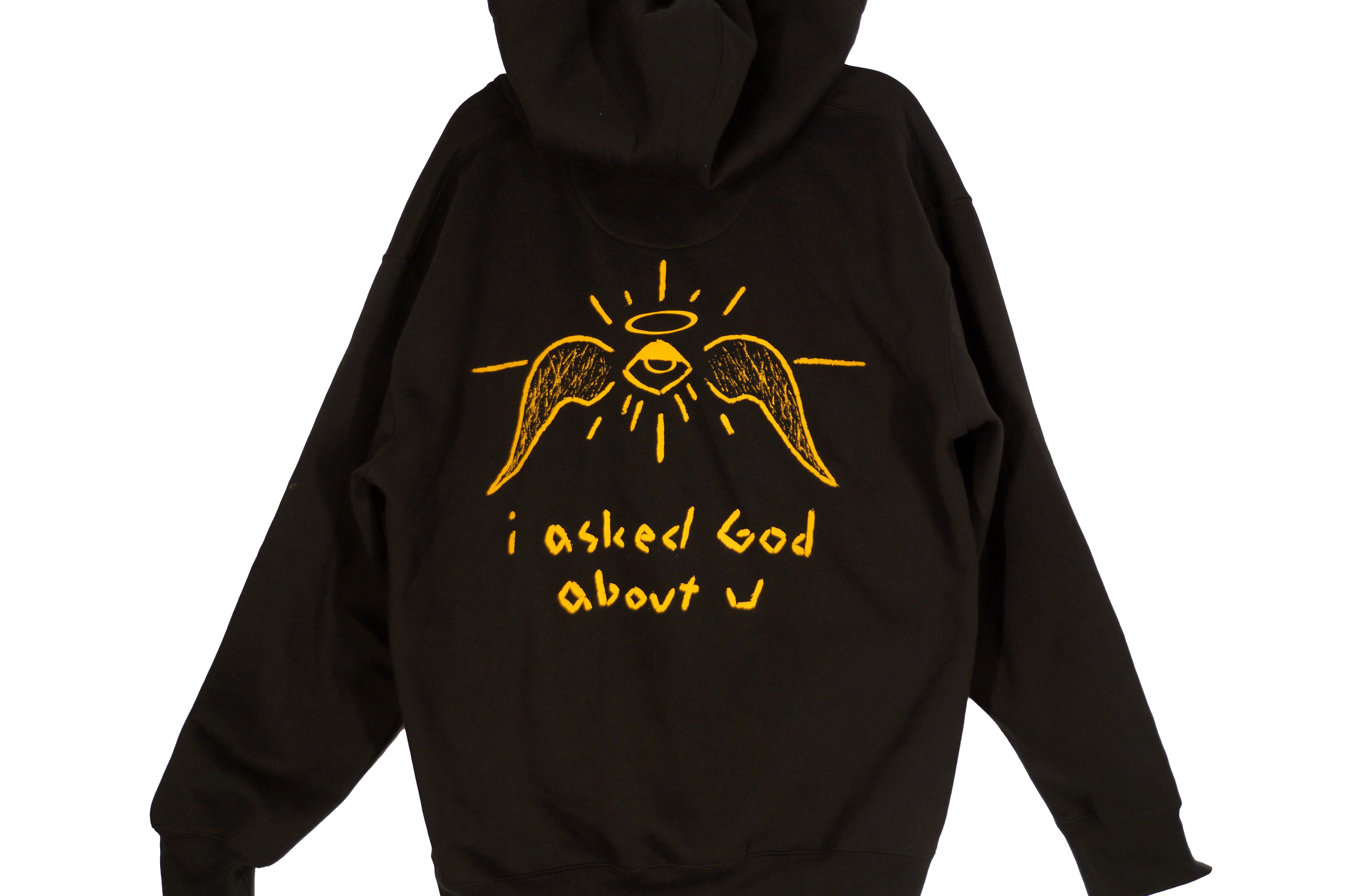 "iaskedGodaboutu" Zip hoodie