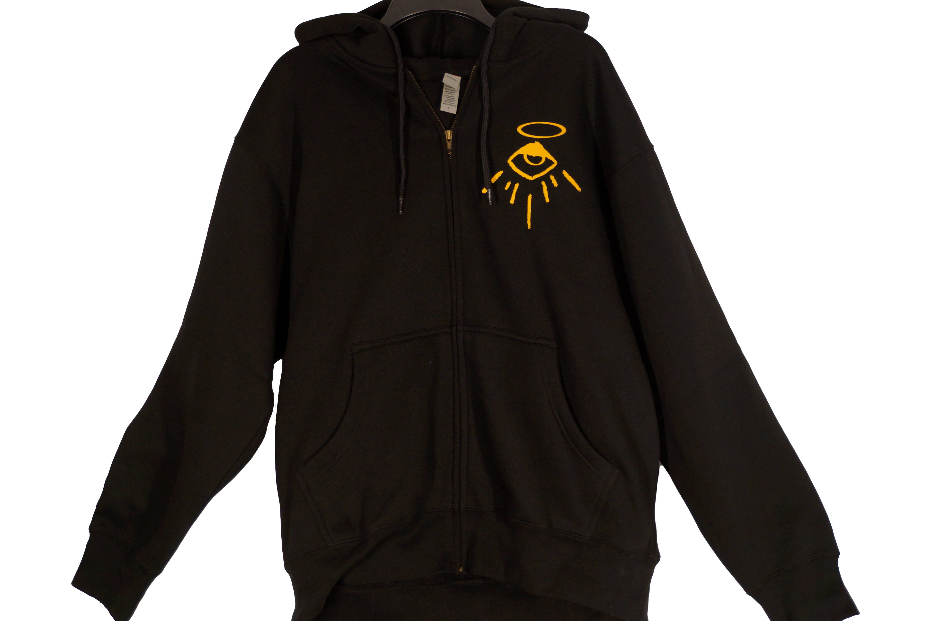 "iaskedGodaboutu" Zip hoodie