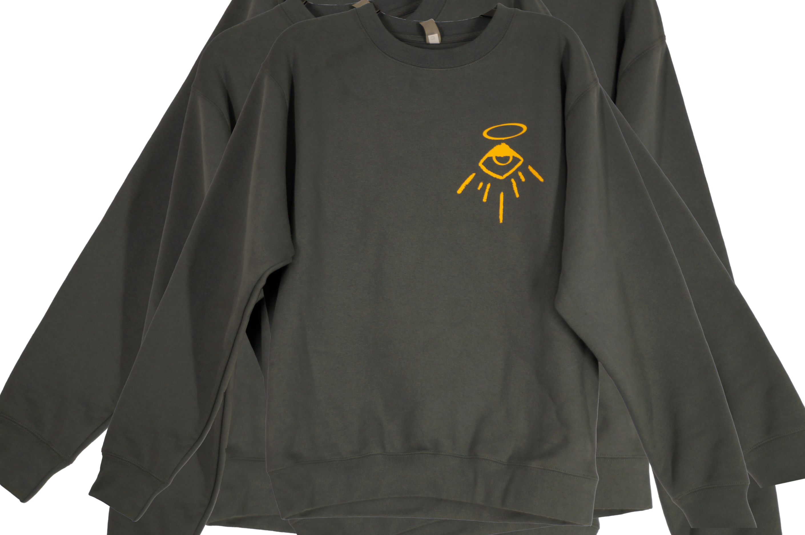 "iaskedGodaboutu" Heavyweight Crew Neck