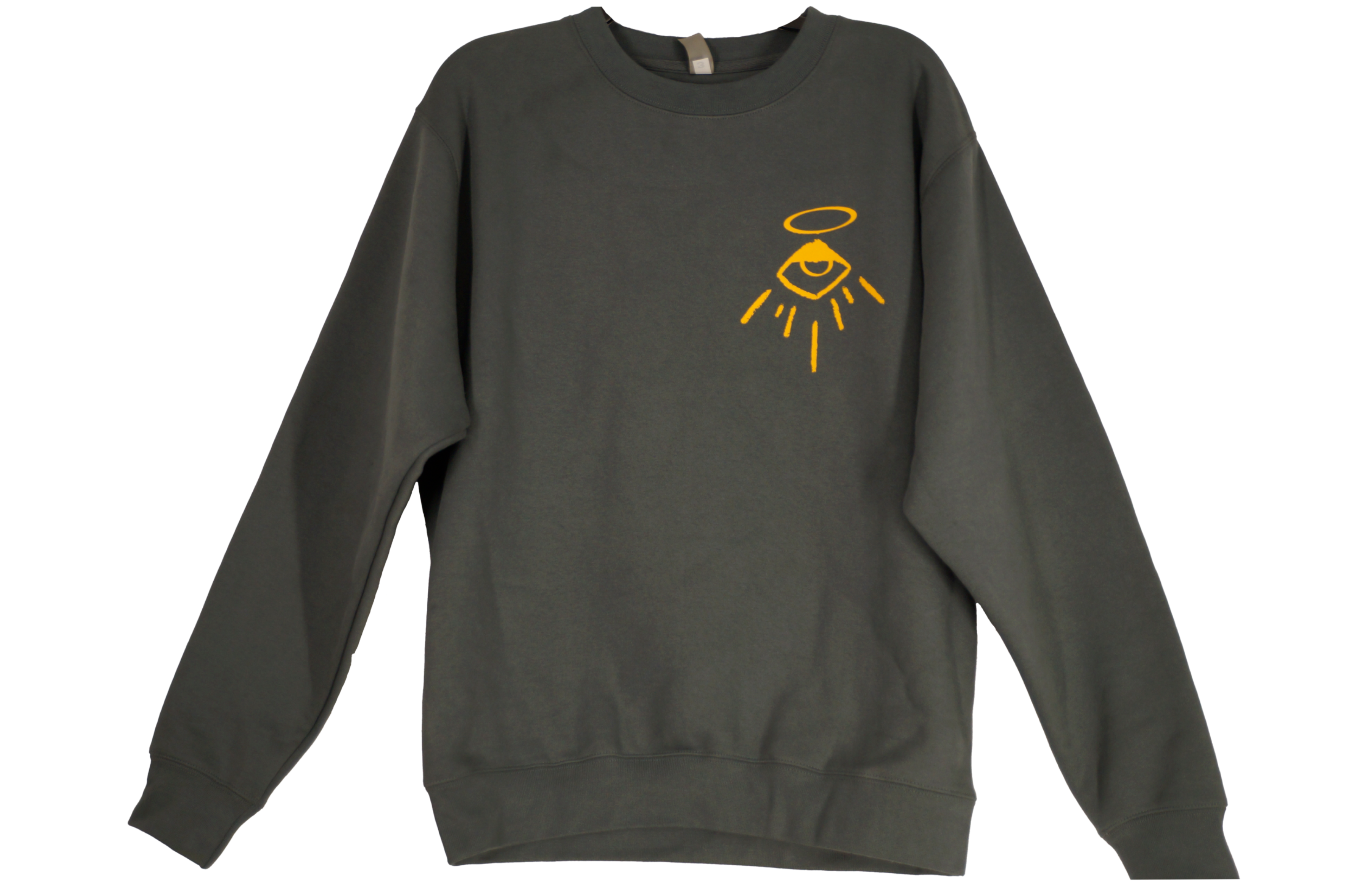 "iaskedGodaboutu" Heavyweight Crew Neck